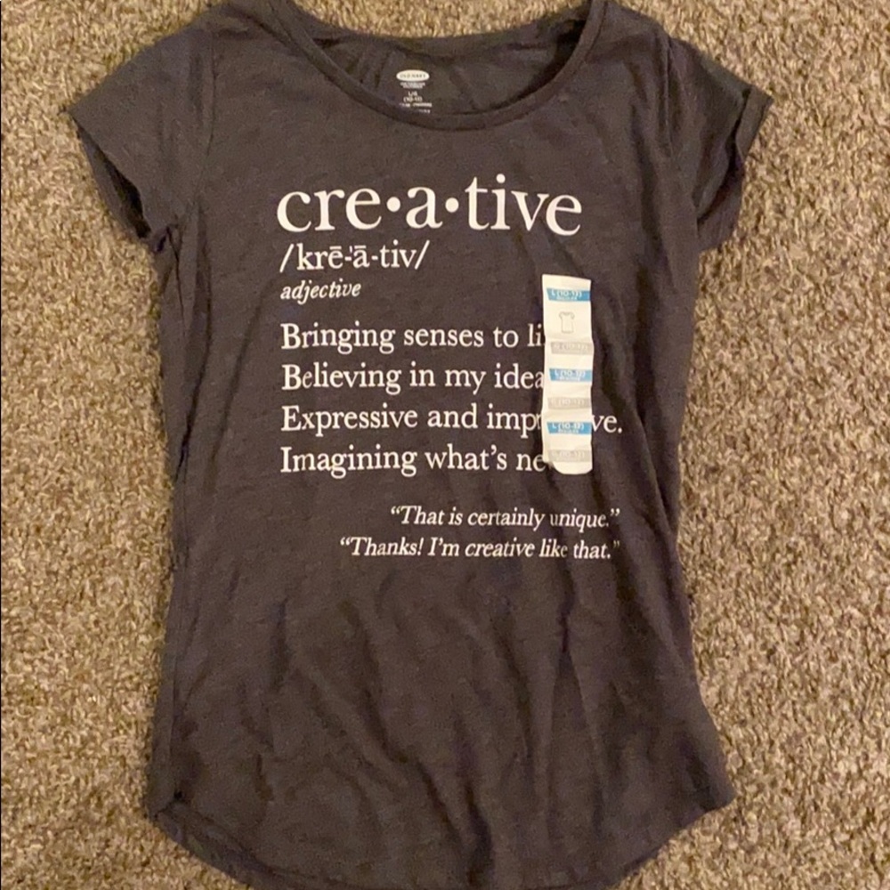 Gray girls graphic tee